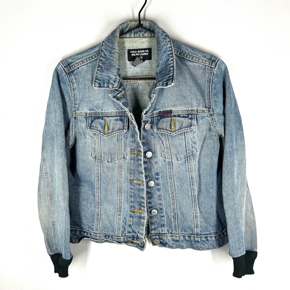 Polo Ralph Lauren Jackets & Blazers - Vintage Polo Ralph Lauren Jeans Denim Bomber Jacket M